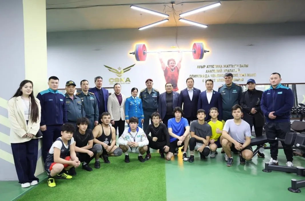 Открытие нового зала тяжелой атлетики в Алматы фото на sportnews.kz от 03 апреля 2025 12:43