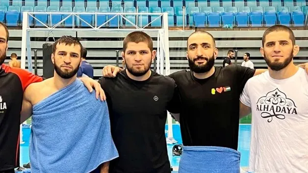 Белал Мухаммад и Ислам Махачев 