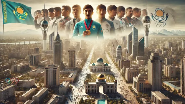 Олимпийские чемпионы с разных городов Казахстана