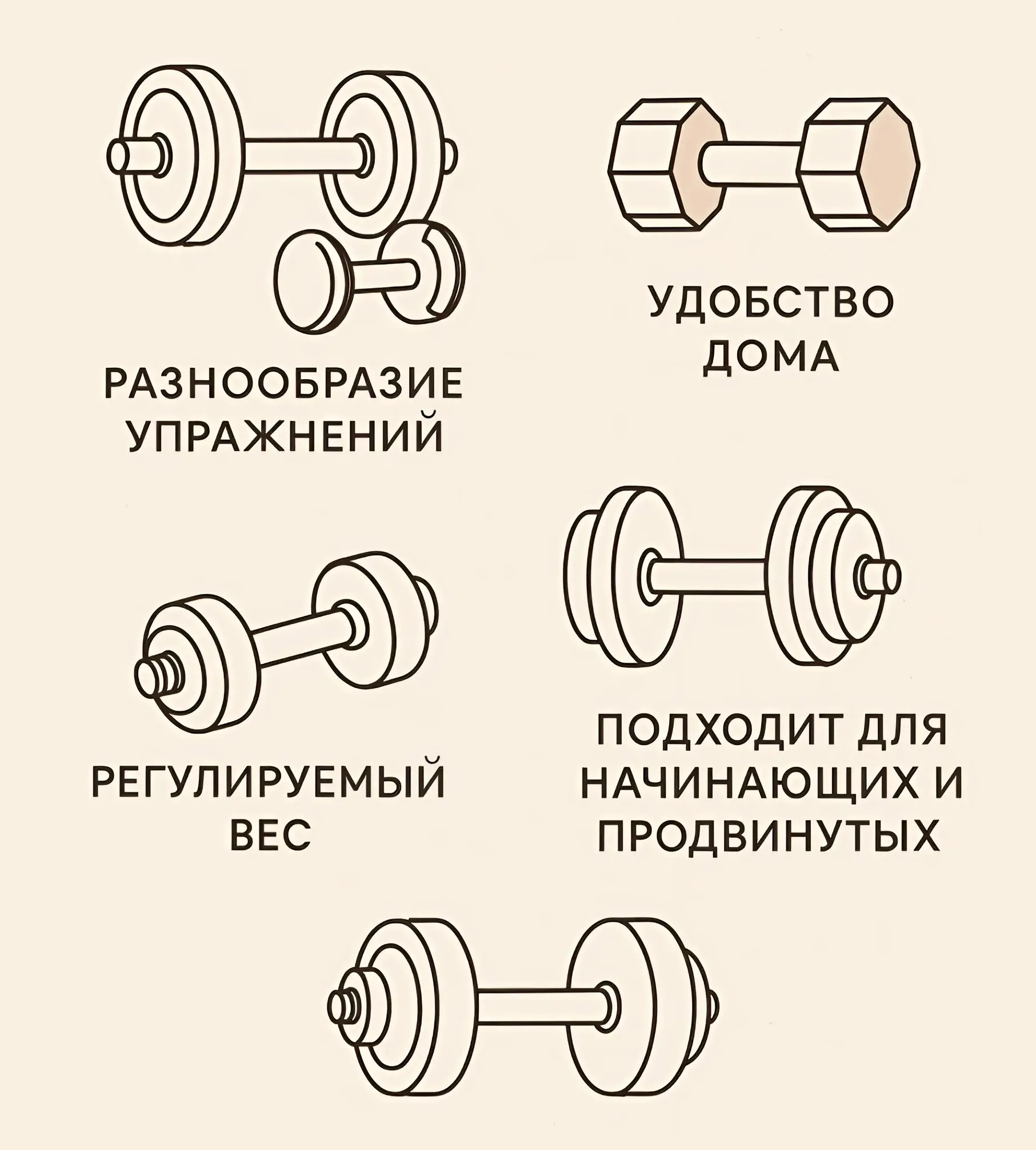 Иллюстративное фото Тренировка с гантелями дома: преимущества гантелей фото на sportnews.kz от 22 мая 2025 16:28