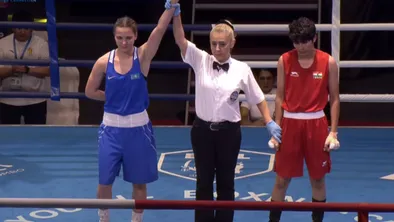 женский финал чемпионата Азии по боксу