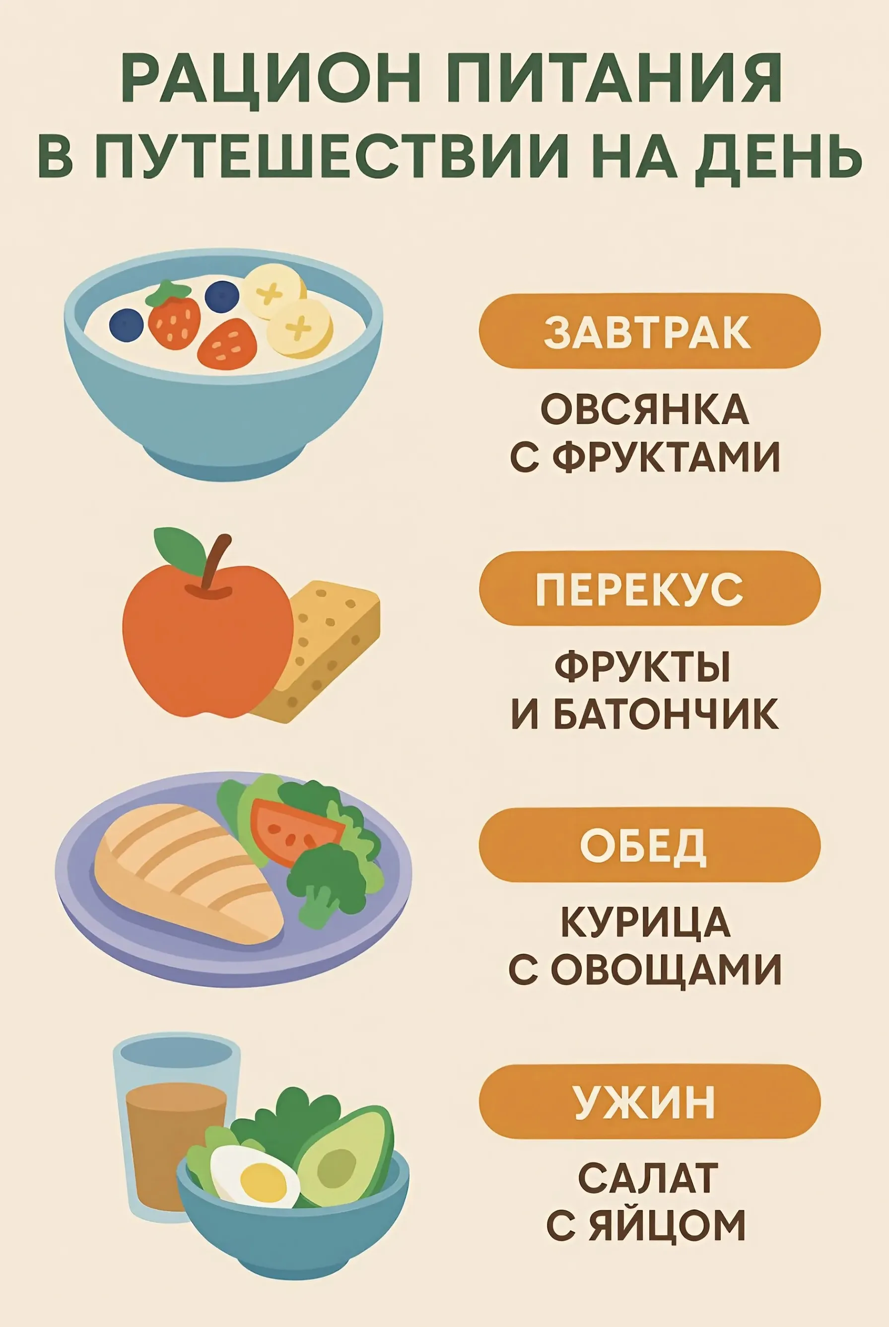 Иллюстративное фото Как правильно питаться в путешествии: здоровое питание на отдыхе фото на sportnews.kz от 23 мая 2025 16:56