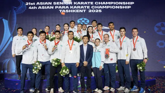 Казахстанские каратисты заняли первое командное место на Чемпионате Азии