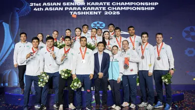 Казахстанские каратисты заняли первое командное место на Чемпионате Азии