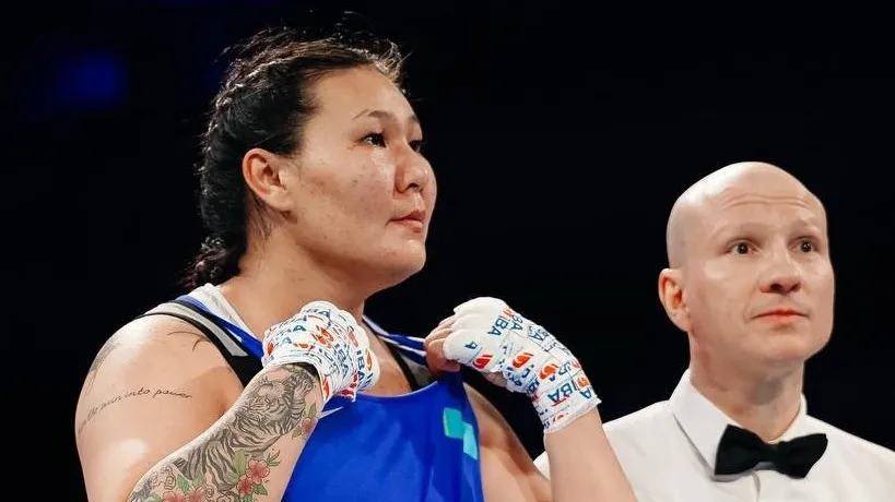 Ельдана Талипова (слева) фото на sportnews.kz от 01 июня 2025 15:52
