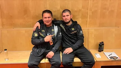 Хавьер Мендес и Хабиб Нурмагомедов