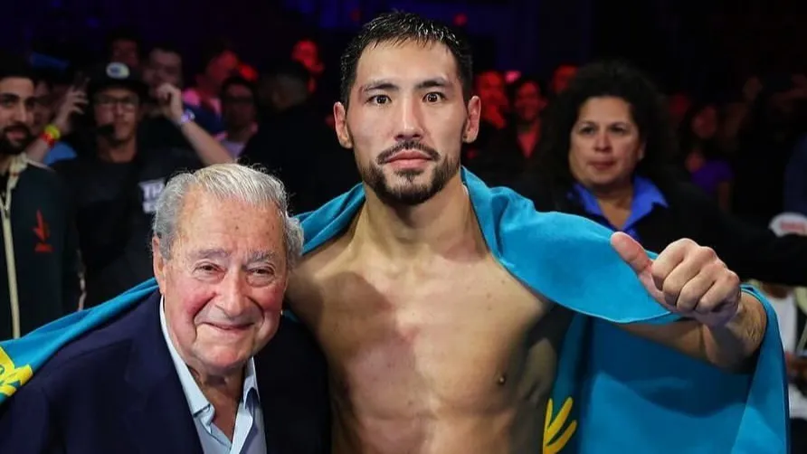 Боб Арум и Жанибек Алимханулы Боб Арум и Жанибек Алимханулы фото на sportnews.kz от 24 июня 2025 16:58