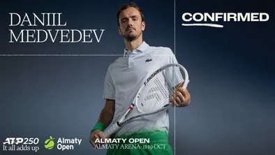 Казахстан примет одного из лучших теннисистов мира: кто в заявке Almaty Open