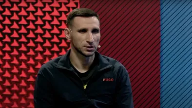 Защитник «Астаны» Дмитрий Шомко