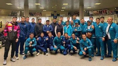 Генсек НОК показал дружеское фото сборных Казахстана и Узбекистана после ЧМ