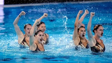 Казахстанские синхронисты — в числе лидеров чемпионата Азии с восьмью медалями