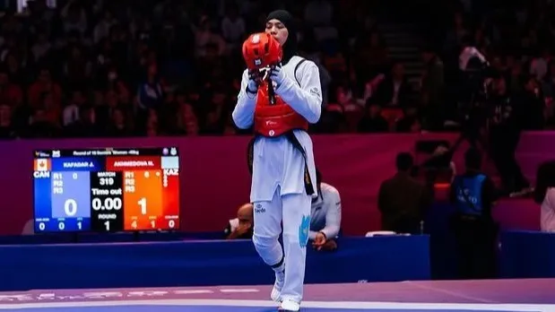 Казахстанская таеквондистка взяла золото на турнире в Катаре фото на sportnews.kz от 18 ноября 2025 16:21