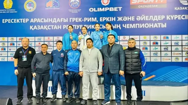 итоги чемпионата Казахстана по греко-римской, вольной и женской борьбе среди взрослых