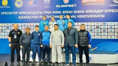 итоги чемпионата Казахстана по греко-римской, вольной и женской борьбе среди взрослых