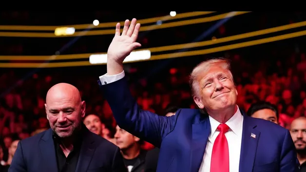 Трамп и Дана Уайт