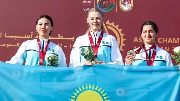 Сборная Казахстана укрепила позиции на чемпионате Азии по стендовой стрельбе