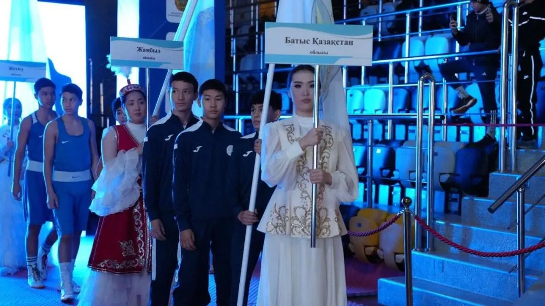 Открытие чемпионата Казахстана по боксу среди юношей в Уральске фото на sportnews.kz от 23 января 2026 08:54