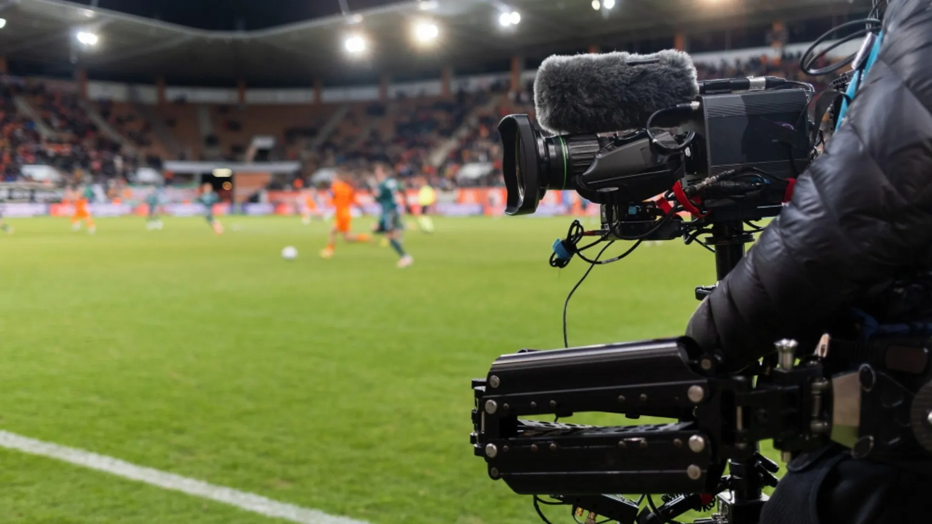 Телетрансляция футбольного матча и камера на стадионе фото на sportnews.kz от 27 января 2026 11:02