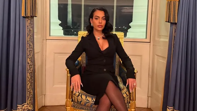 Джорджина Родригес на премьере фильма в Белом доме