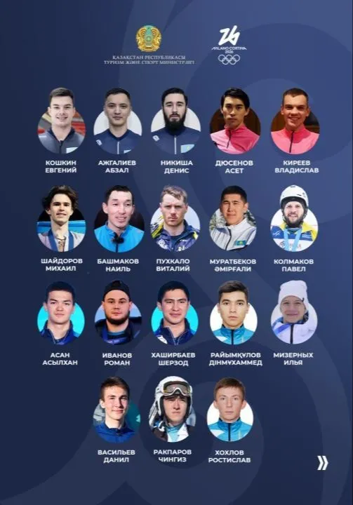 Состав сборной Казахстана на зимнюю Олимпиаду 2026 года фото на sportnews.kz от 28 января 2026 13:04