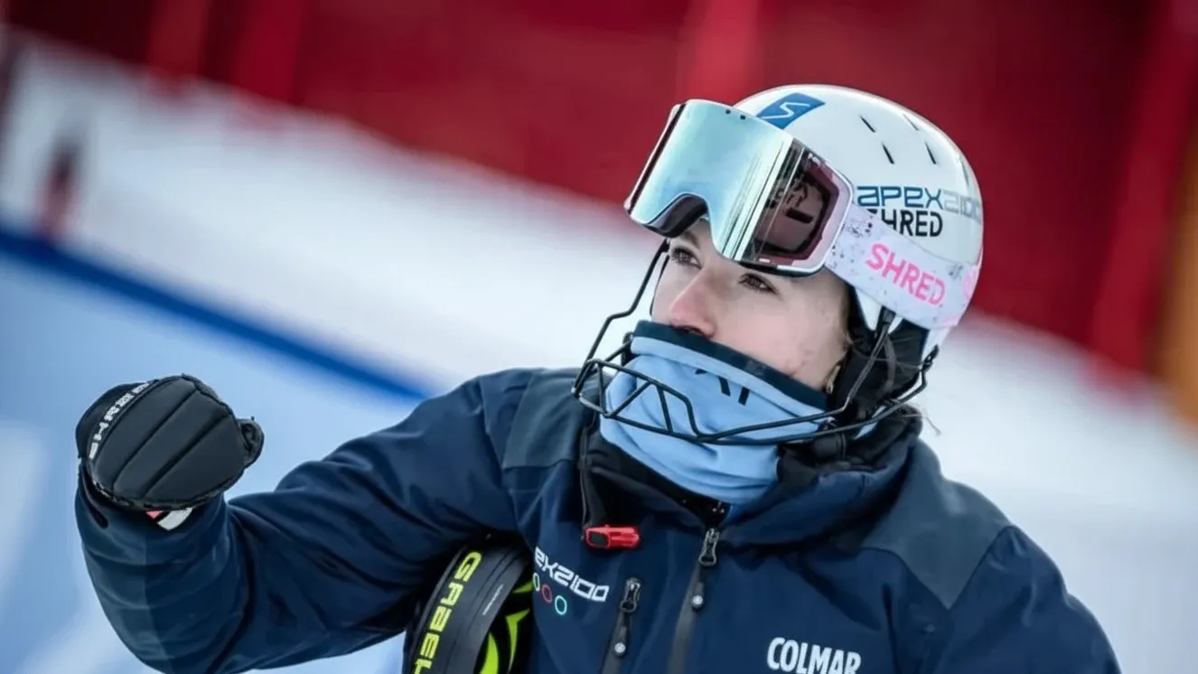 Казахстанская горнолыжница Александра Скороходова на трассе в Италии фото на sportnews.kz от 23 января 2026 16:01