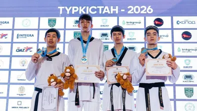 емпионат Казахстана по тхэквондо (WT) среди молодежи в Olympic Center города Туркестана