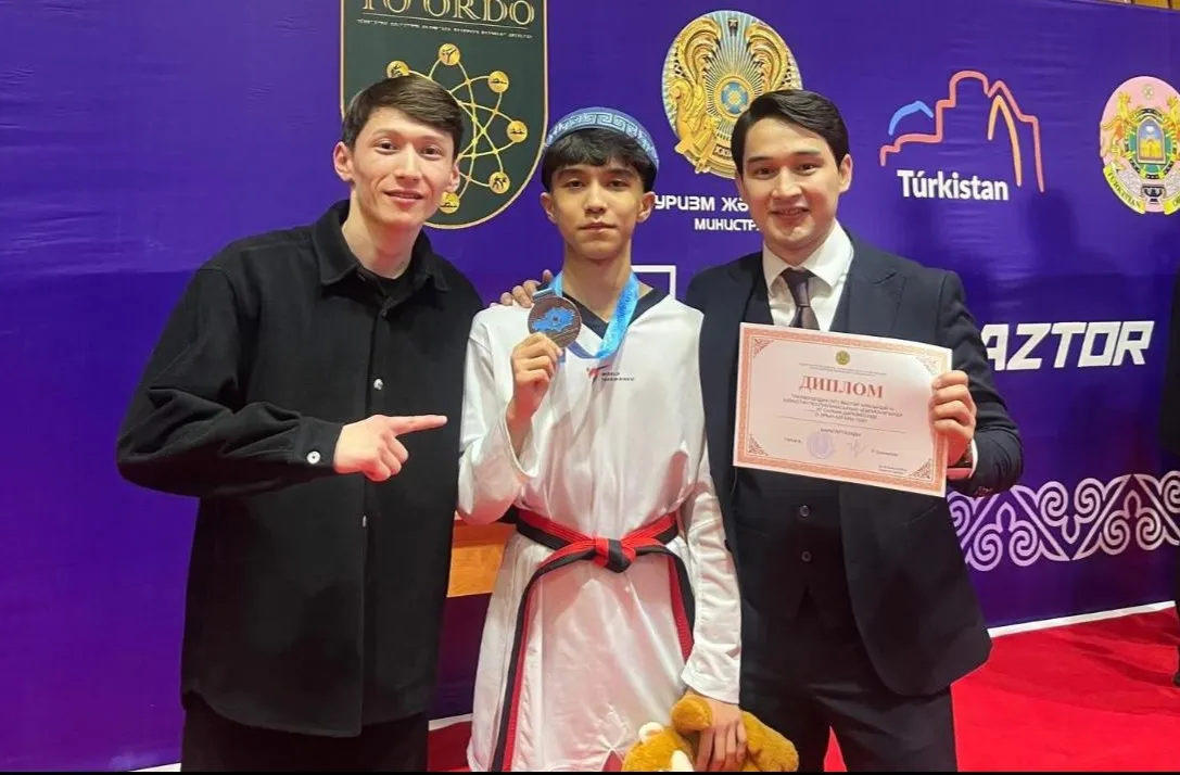 Чемпион Казахстана по тхэквондо (WT) среди молодежи в Туркестане фото на sportnews.kz от 09 февраля 2026 13:28