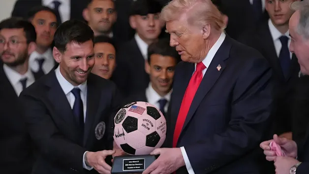 Месси и «Интер Майами» на приеме у Трампа: какие слова президента удивили гостей
