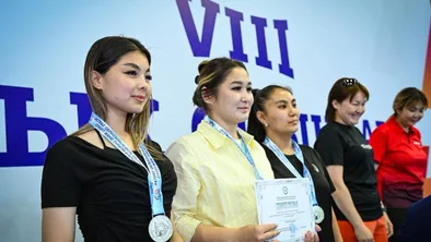 Спортсмены на VIII областных Народных играх в Актобе