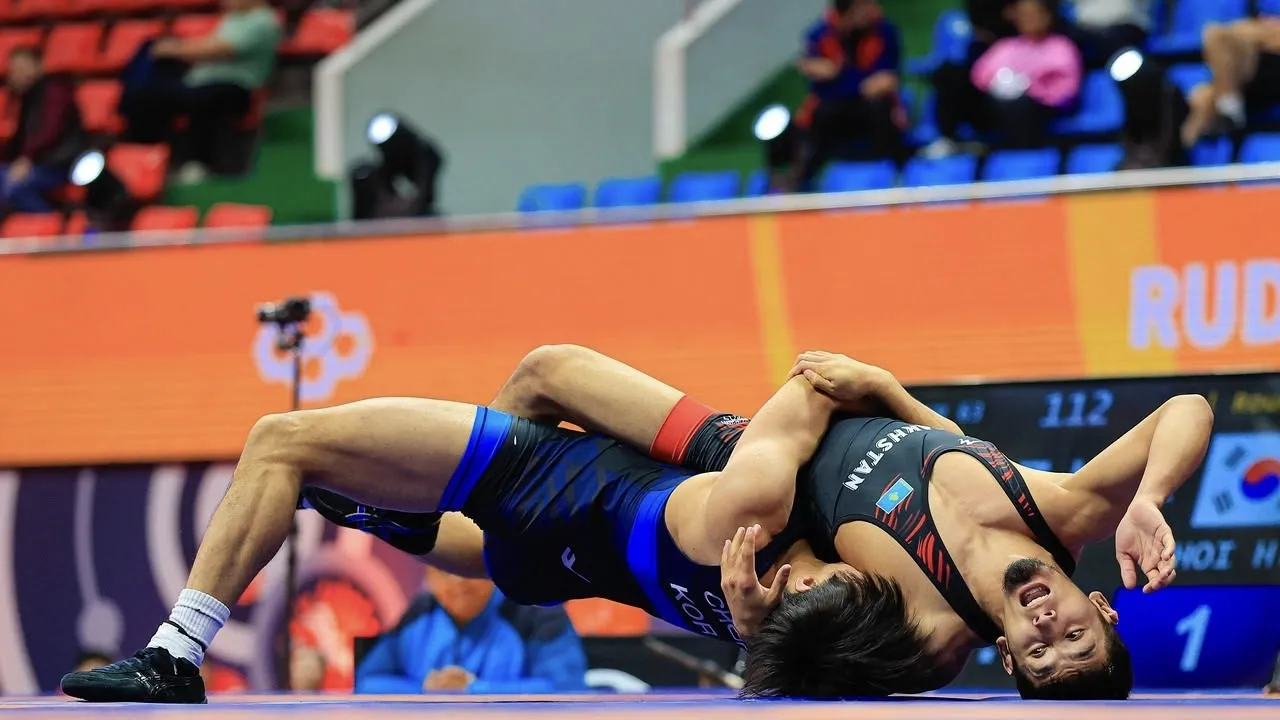 Сборная Казахстана по борьбе на турнире Гран-при в Испании. фото на sportnews.kz от 13 июля 2026 12:00