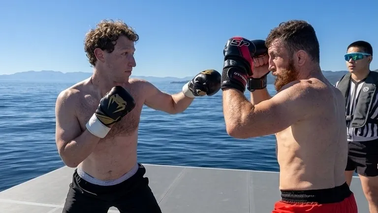 Спарринг Марка Цукерберга с бывшим чемпионом UFC в легчайшем весе Мерабом Двалишвили фото на sportnews.kz от 10 августа 2026 12:16