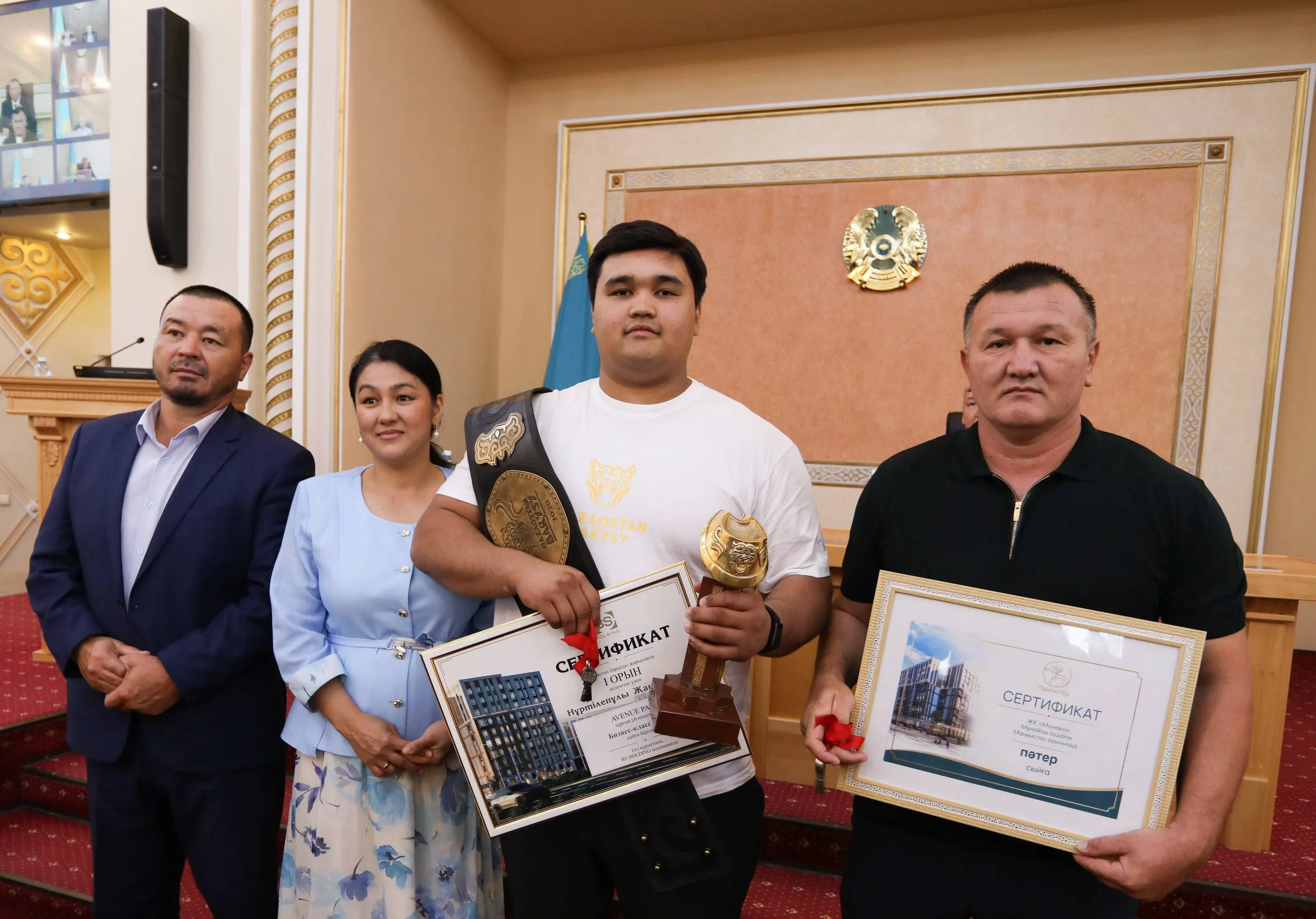 Квартиры для чемпиона Мангистау за историческое золото казахской борьбы