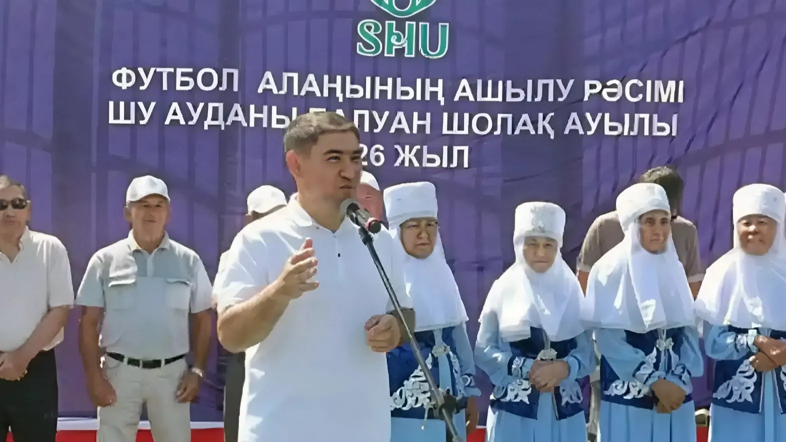 В Жамбылской области открыли современный стадион за 50 млн тенге