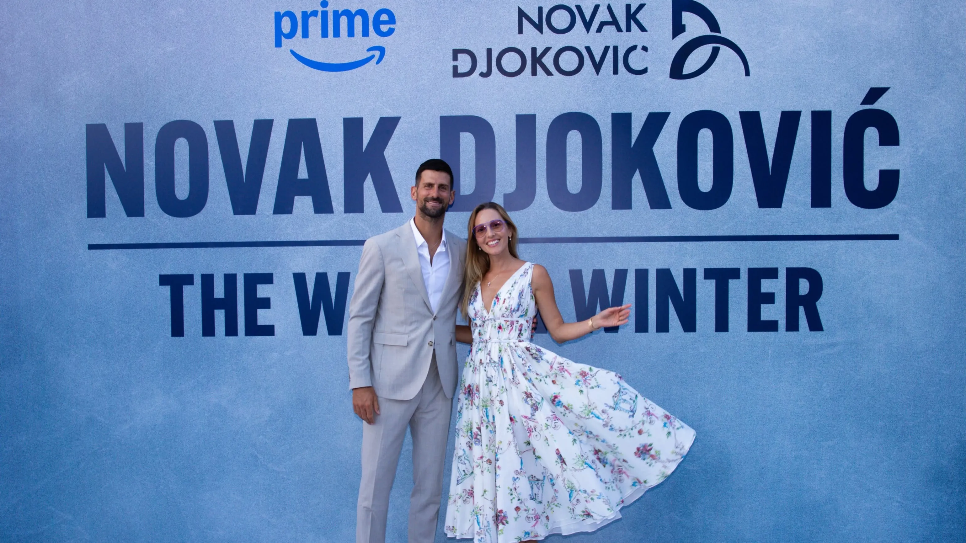 Новак Джокович на премьере фильма о себе