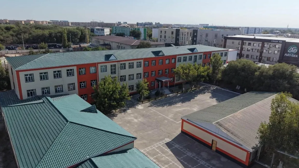 В школе в Кызылорде отремонтировали спортзал перед отопительным сезоном