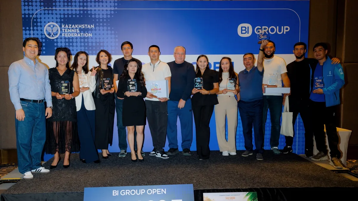 В Астане прошел первый любительский теннисный турнир BI Group Open