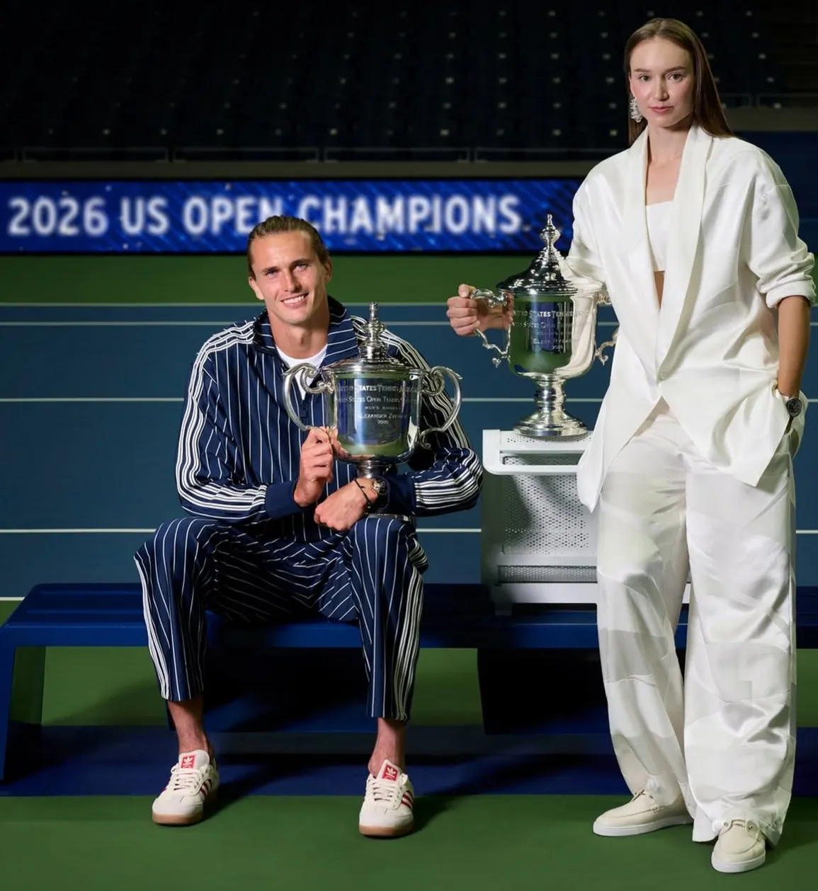 Рыбакина и Зверев: победители US Open не намерены сбавлять темп