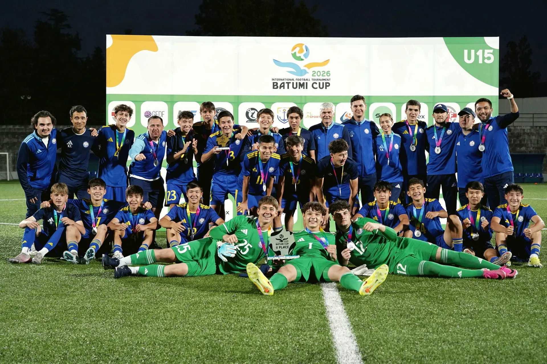 Юношеская сборная Казахстана (до 16 лет) на международном турнире Batumi Cup 2026 в Грузии