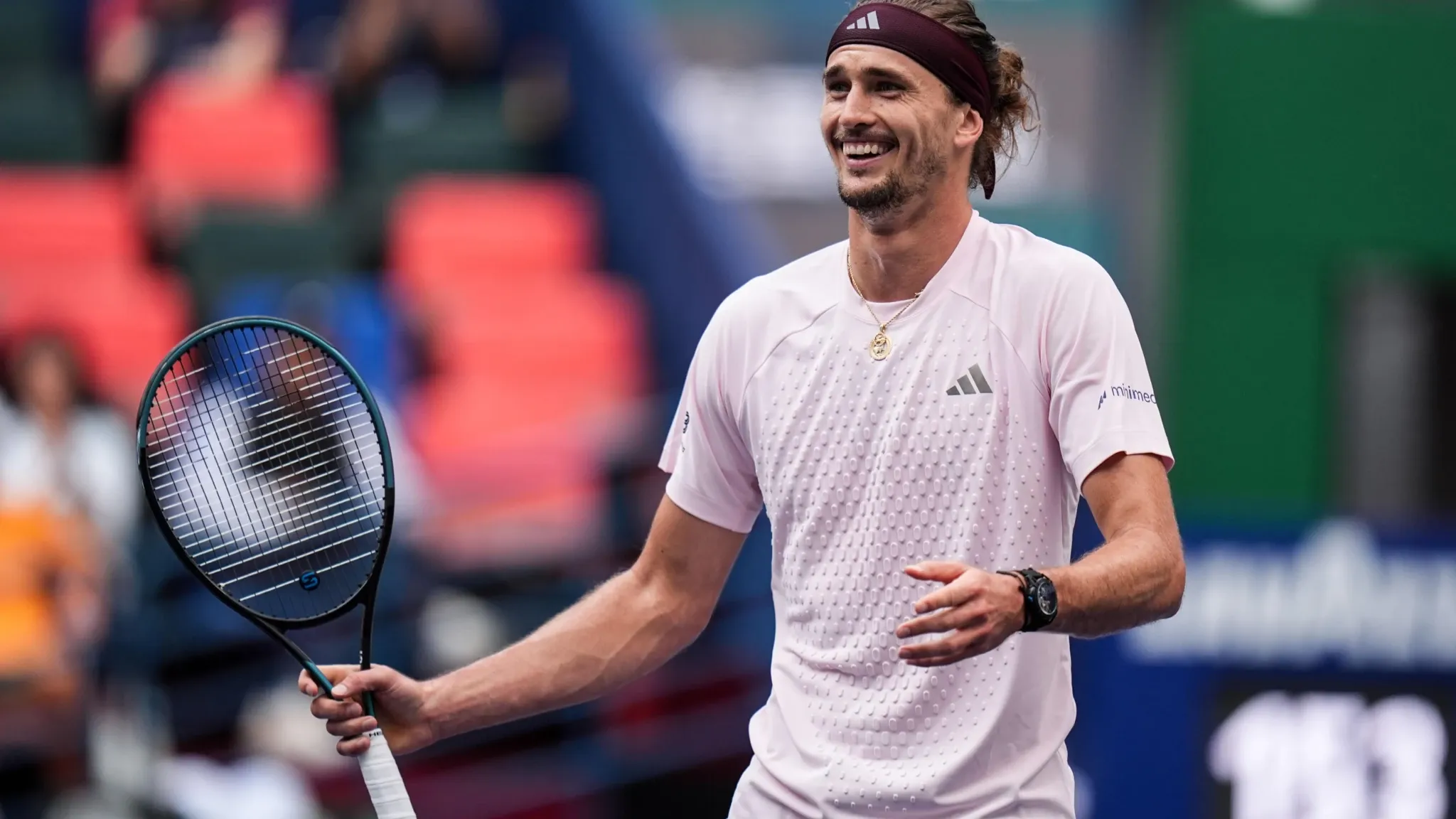 Ннемецкий теннисист Александр Зверев на US Open в Нью-Йорке