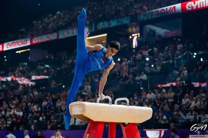 Гамлет Манукян во время финала Кубка вызова (World Challenge Cup / Internationaux de France) в