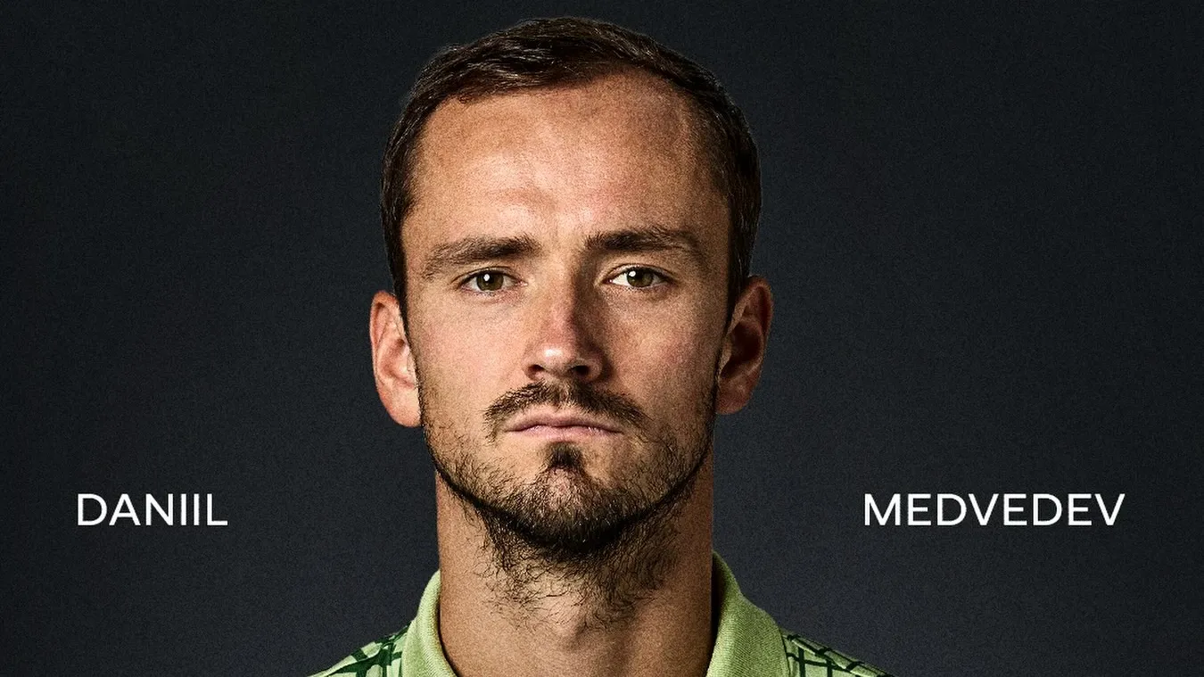 Российский теннисист Даниил Медведев на Almaty Open
