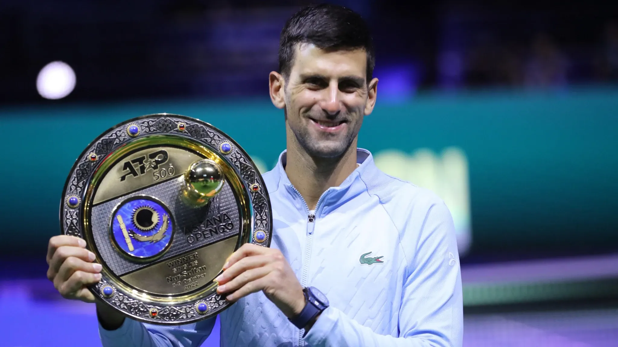 Новак Джокович стал победителем ATP 500 Astana Open в октябре 2022 года