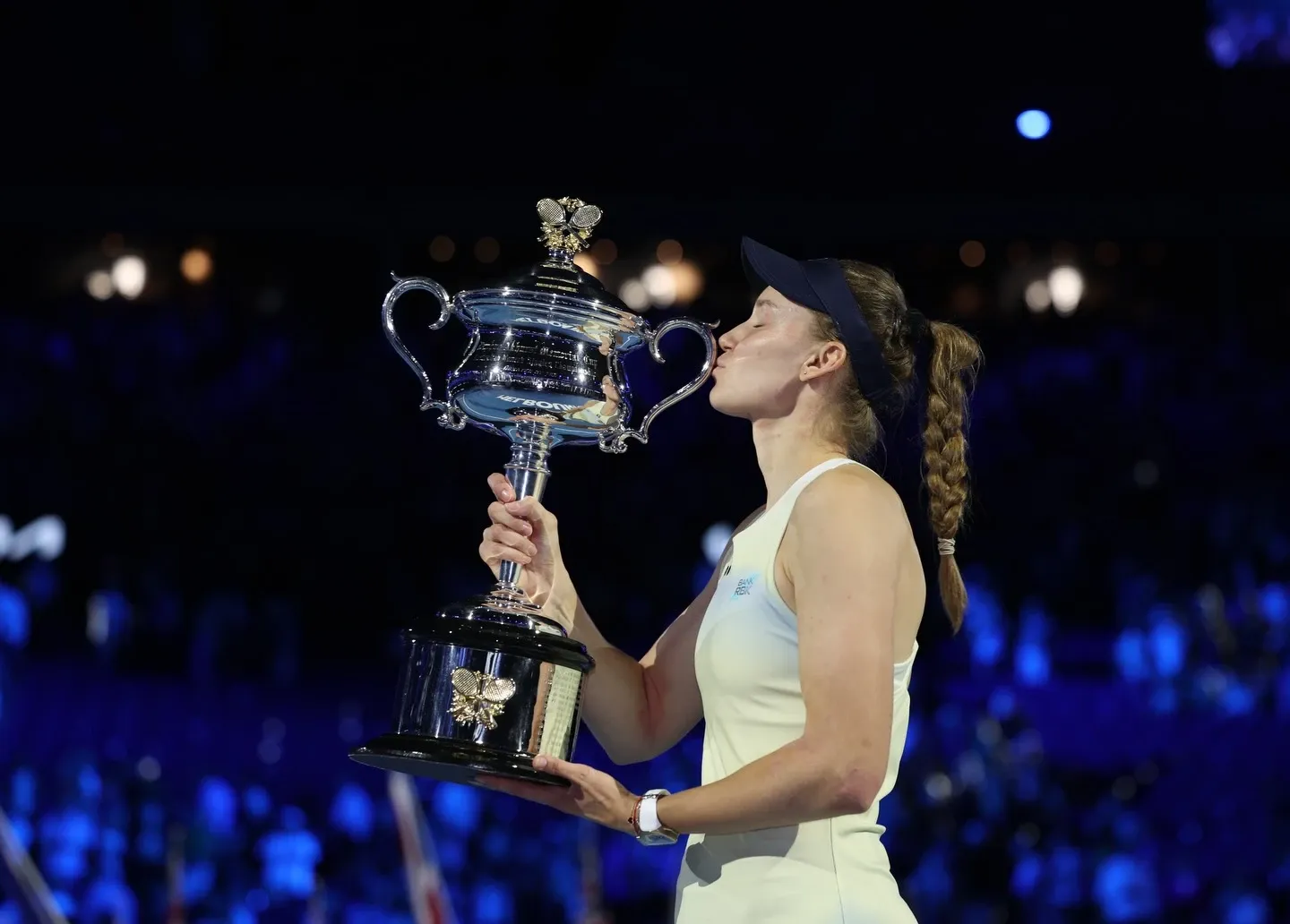 Елена Рыбакина, победительница женского одиночного турнира Australian Open 2026.