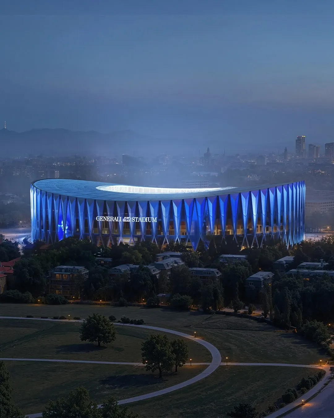 Макет будущего стадиона Generali Stadium