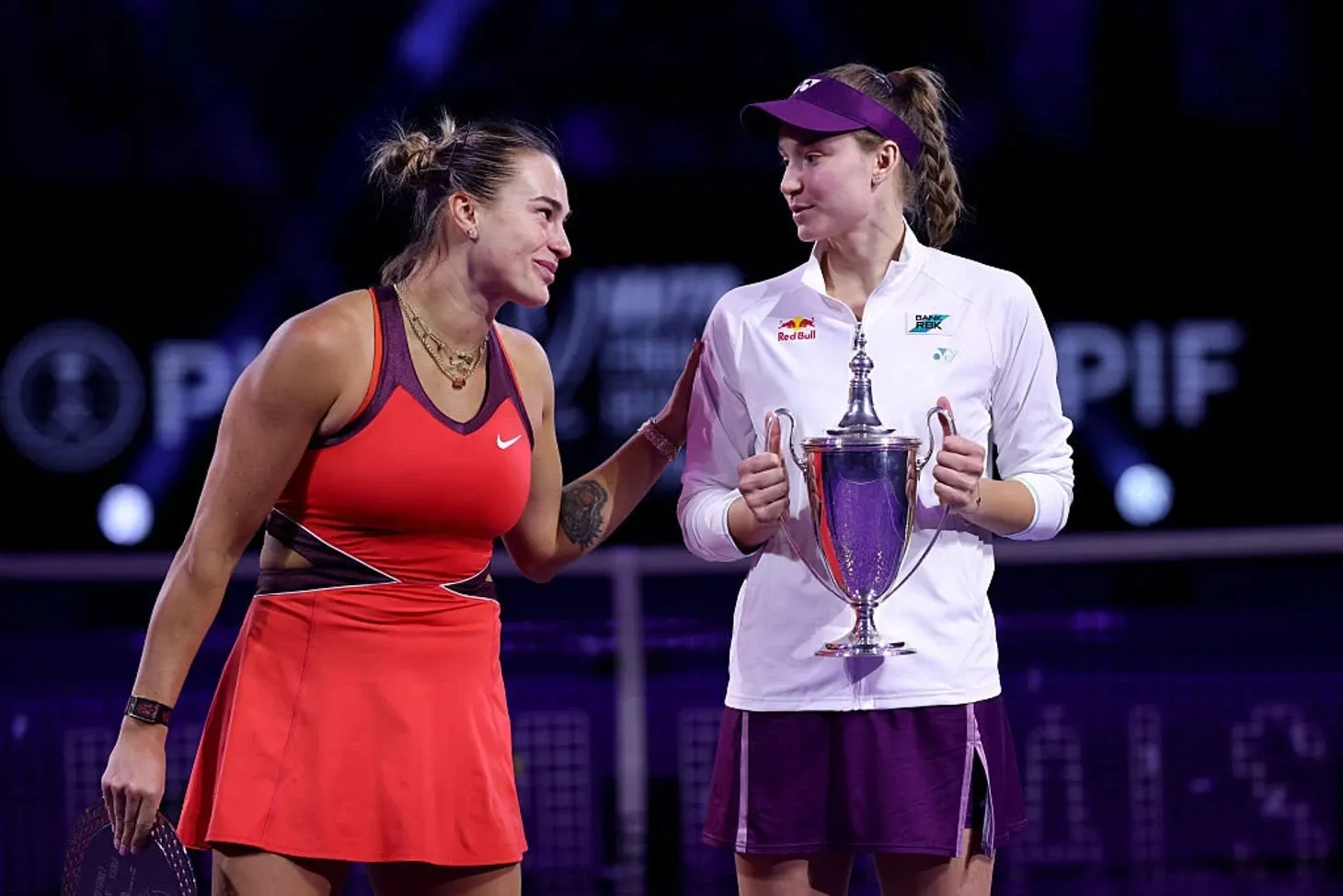 Соболенко и Рыбакина на Итоговом турнире WTA 2025